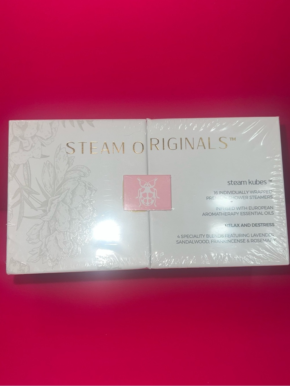 Steam Originals Steam Kubes Aromatherapy Shower Steamers - Relax and Destress